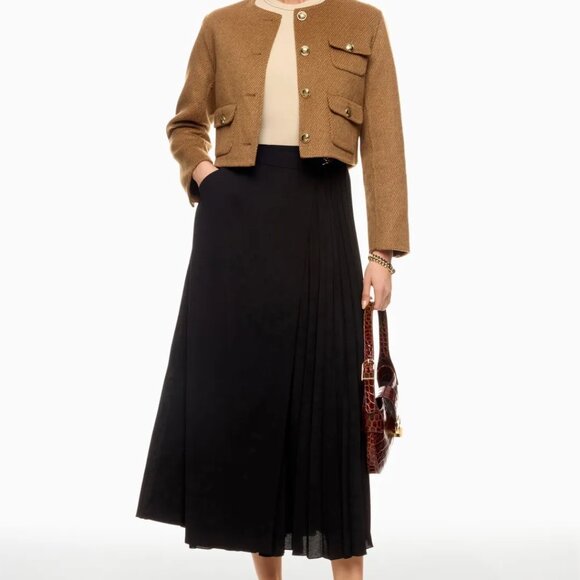 Sandro Souvenir Skirt in Black - Picture 1 of 11